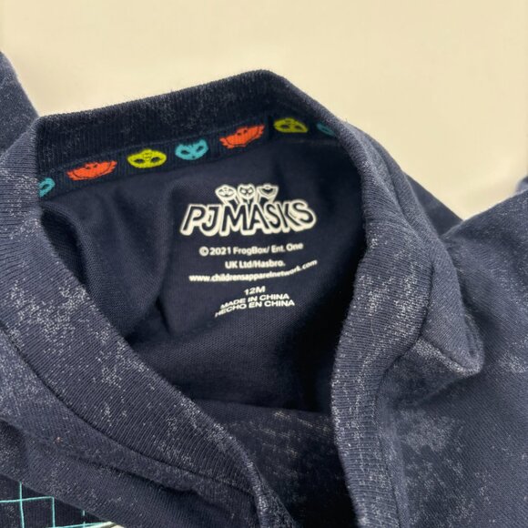 Pj Masks Toddler Boys Blue Catboy Owlette Gekko Character Graphic T-Shirt, 12m - Picture 2 of 3